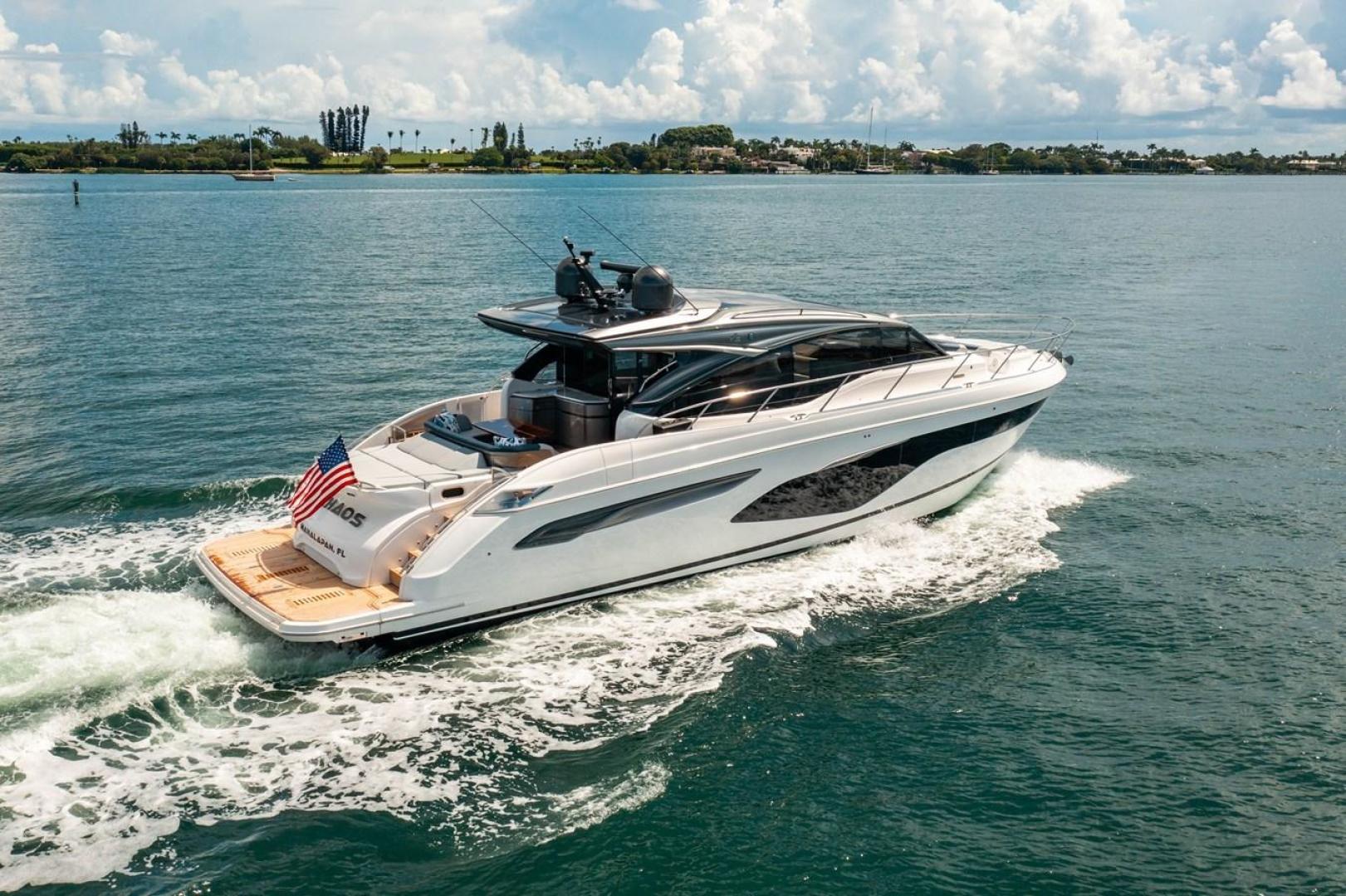 Luxury motor yacht cruising Florida waters
